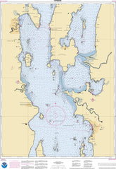 NOAA Nautical Chart 14782: Cumberland Head to Four Brothers Islands